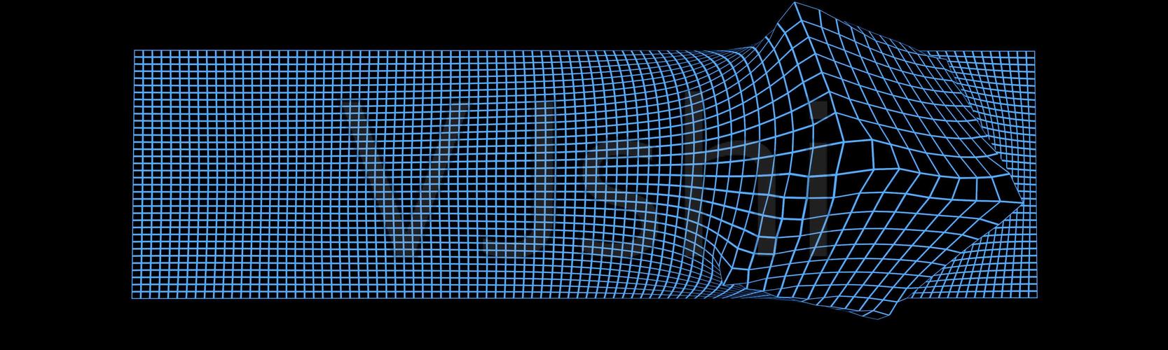 裸眼3d方块网格_4000x1200_高清视频素材下载(编号:)