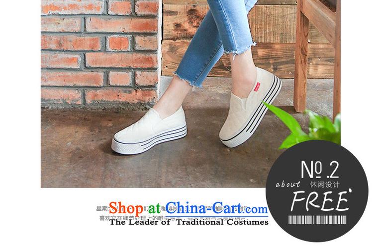 the first step the lazy students shoes, thick cake low leisure