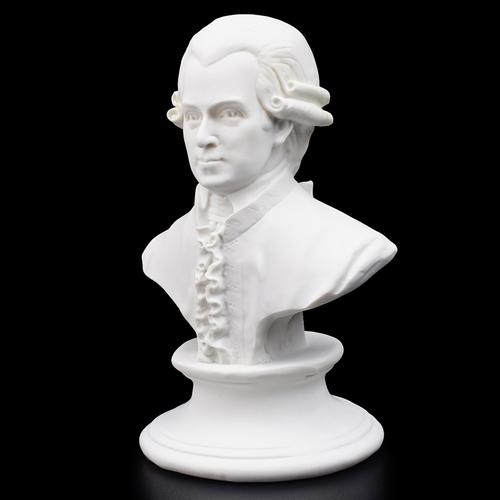 树脂石膏像美术写生练习素描石膏像家居装饰摆件人物像莫扎特像