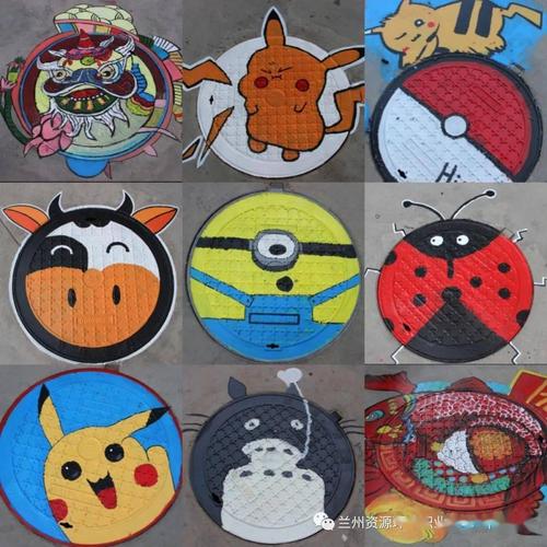 民族工艺学院党总支开展"井盖涂鸦 美化校园" 主题党日活动