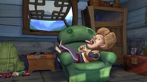 熊出没:光头强不为人熟知的三大爱好,原来光头强还爱看武侠小说