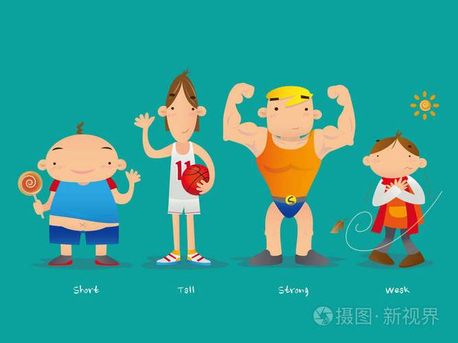 又矮又高,强壮又虚弱