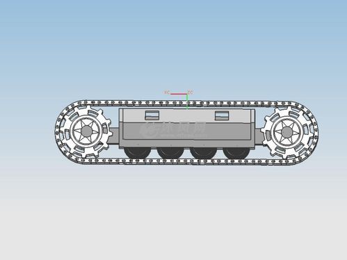 履带底盘模型