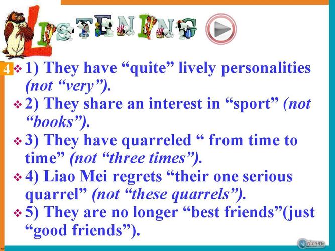 3) they have quarreled " from time to time" (not "three times