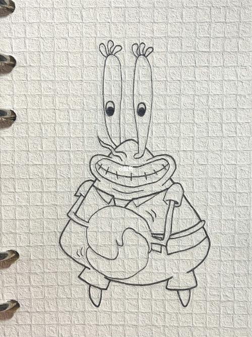 可爱简笔画分享(七十六)|蟹老板|_简笔画_文化_绘画