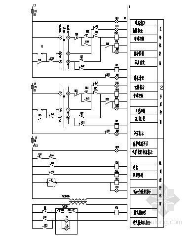 消防系统消防泵控制原理图