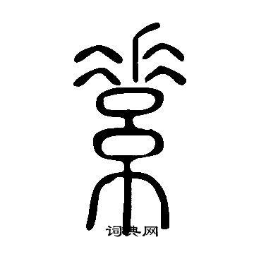 说文解字写的篆书形