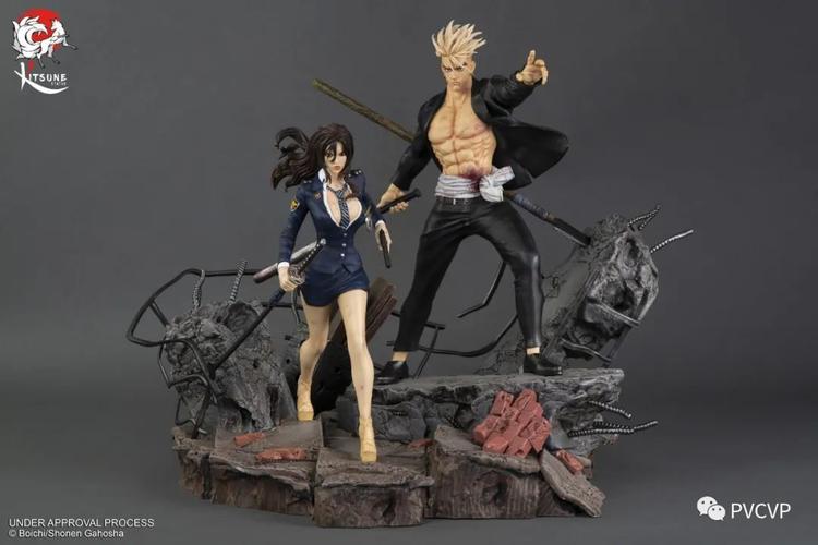 产品:北野坚与吉泽祐美■授权:《最强不良传说》■比例:1/6■尺寸:h