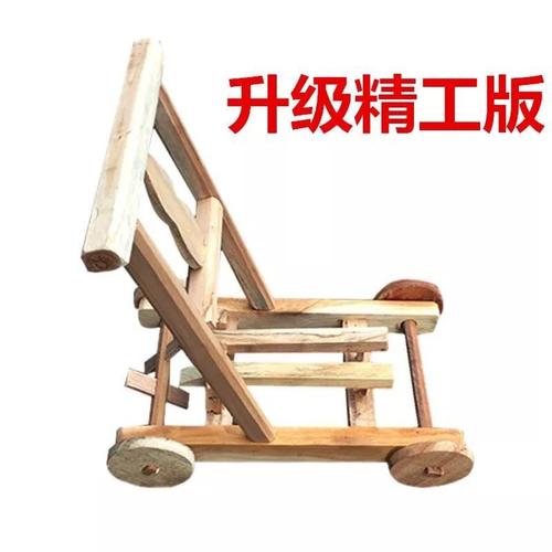 婴儿学步车手推车实木_升级学步车木质手推车婴儿童实木玩具幼儿助步