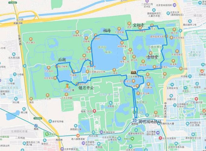 (特别提示:本活动图片资料由主办方徒遇app提供) 徒步路线:圆明园地铁