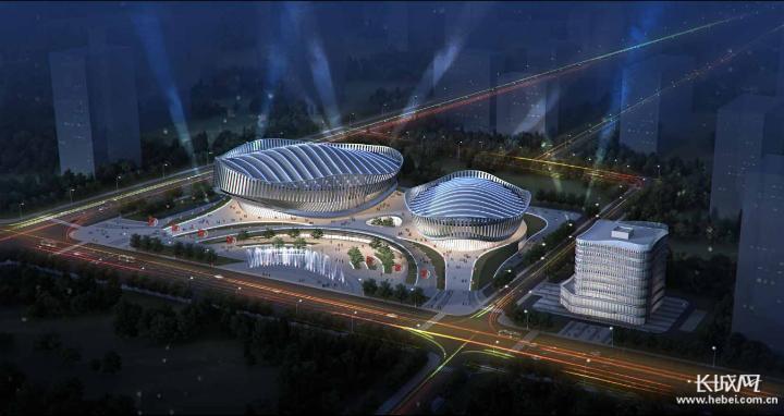 石家庄市藁城区体育馆效果图.藁城区委宣传部供图