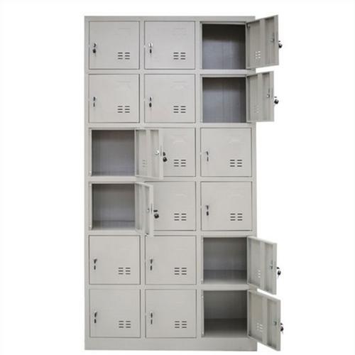 东莞厂家直销员工18门鞋柜 员工24门鞋柜 员工铁皮鞋柜价格