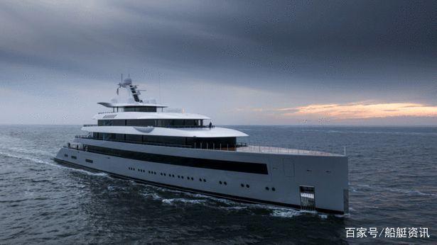 feadship(斐帝星)99.95米超级游艇"moonrise"号开始海试