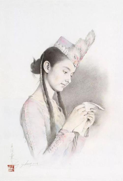 王沂东素描作品欣赏非常干净利索的素描