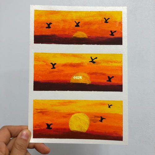 油画棒_油画_日出_手残党_文化_绘画