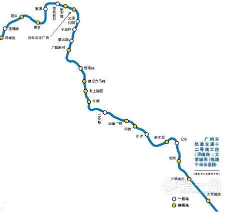 科学中心地铁站没了 广州地铁12号线终点改大学城南
