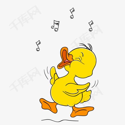 卡通手绘小鸭子设计