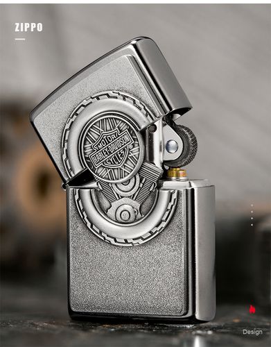 zippo 49175 哈雷戴维森 惊喜徽章 酷玩引擎 2020新款