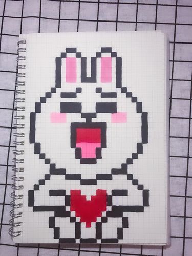 小心心送给你#马克笔 #手绘 #马赛克 #像素画教程