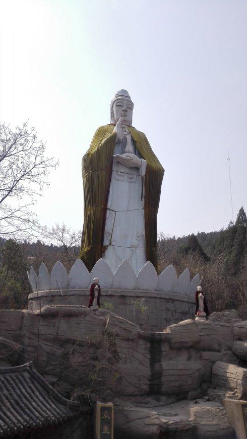 游千佛山观音像