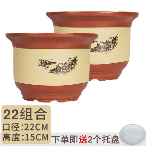 22222个盆恬豆陶瓷花盆大号家用特价盆景创意多肉陶土粗陶花盆清仓特