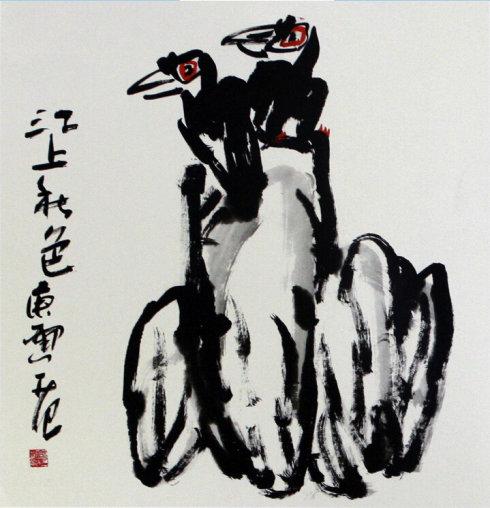 纵情恣意--大写意花鸟画家姜国华
