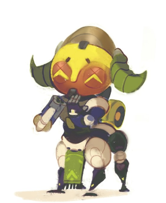 守望先锋新英雄奥丽莎同人画作图集赏析