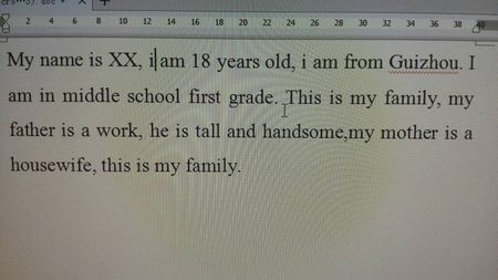(英语翻译) 我叫xxx,今年15岁了,我来自贵州.是一名初中生.