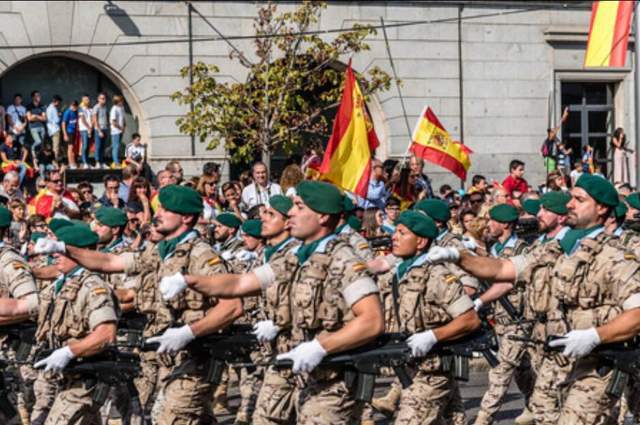西班牙有多少军队呢