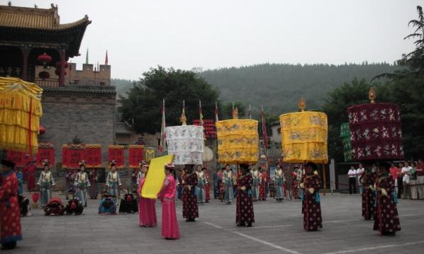 (原创)晋城皇城相府"皇帝赐匾"盛典文艺演出 - 孔雀寨主 - 孔 雀 寨