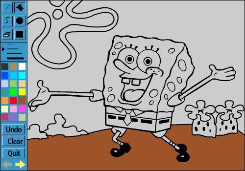 海绵宝宝怎么画