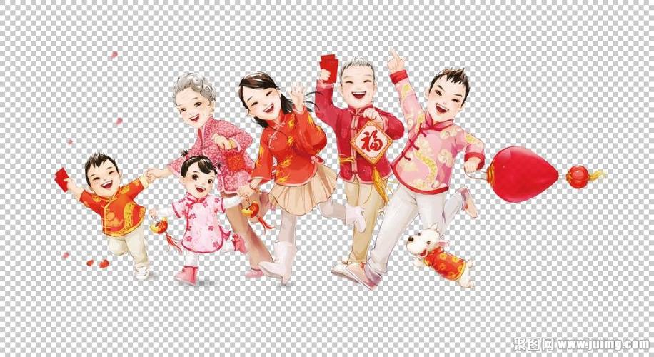 新年卡通人物素材