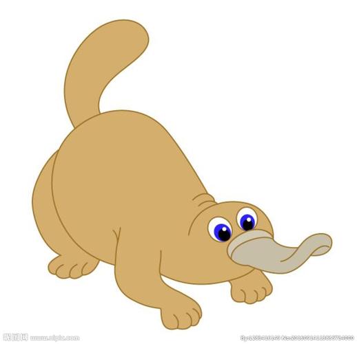 卡通鸭嘴兽图片