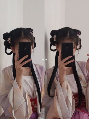 汉服发型教程|这是谁家的小师妹呀97_教程_发型_汉服发型_国风_国风
