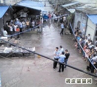 男童找妈妈被割喉 温州瑞安3岁男孩出门找妈妈被杀当街被割喉现场图