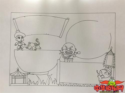 关于水浒传中武松的手抄报 水浒传手抄报