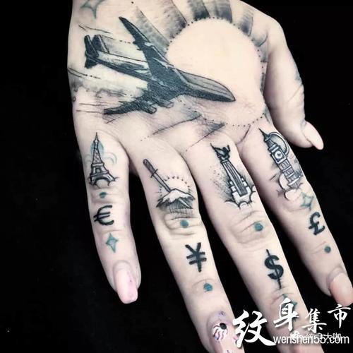 手指纹身手指纹身手稿手指纹身手稿图案大全