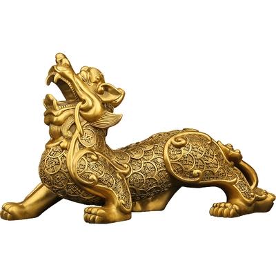 开光貔貅摆件 纯铜招财聚财皮丘客厅家居装饰办公室开业工艺礼品