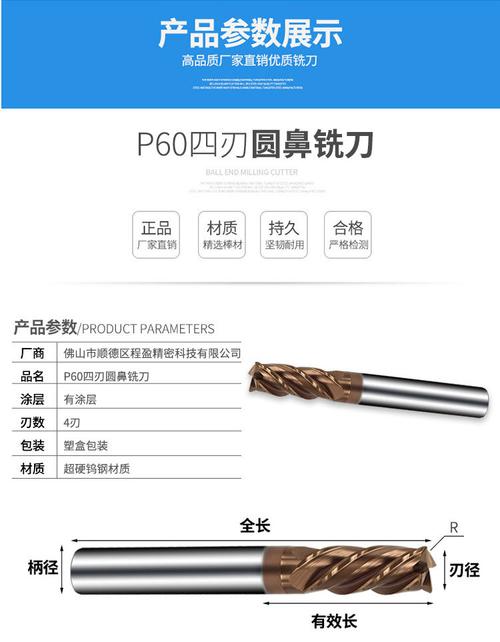 结构类型 整体式 是否涂层 涂层 是否进口 否 适用机床 铣床 加工范围