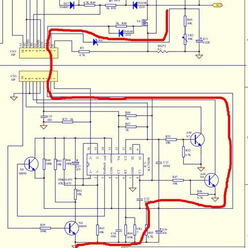 tl494做后级控制逆变器,输出本来ac220v.但是带上负载