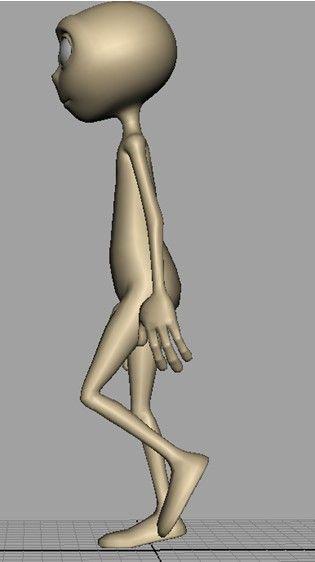 24帧的人物原地走路循环的制作方法及技巧.