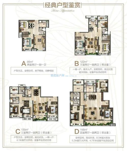 荣成保集蓝郡户型,保集蓝郡户型图,荣成房产网