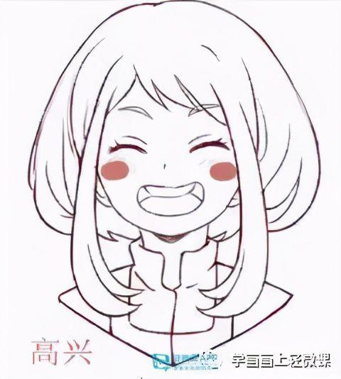 二次元表情画法教程!