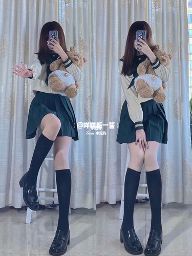 jk制服·水手服 光腿神器 膝下袜_jk制服_水手服_光腿