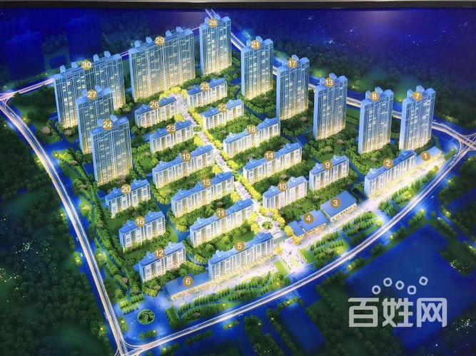 万达南富力海陵府精装三房员工房低于售楼部家门口的海