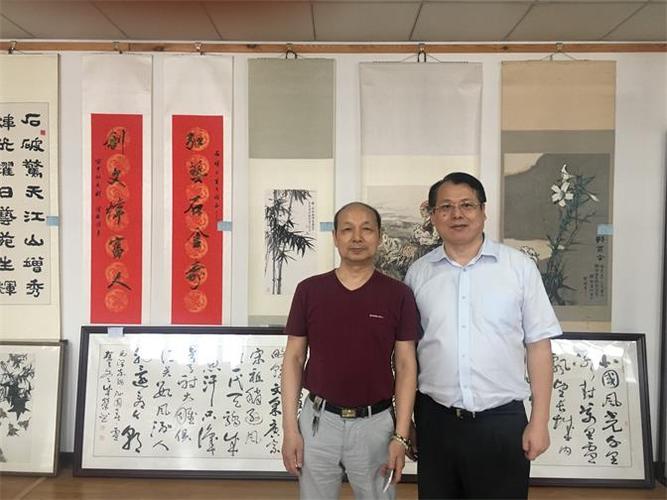 协会主席黄德琳,著名书法篆刻家桂建民,著名书画篆刻家刘光明等书画