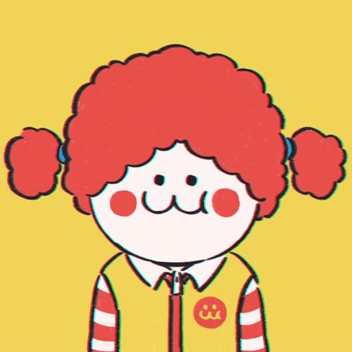麦当劳娃娃头像