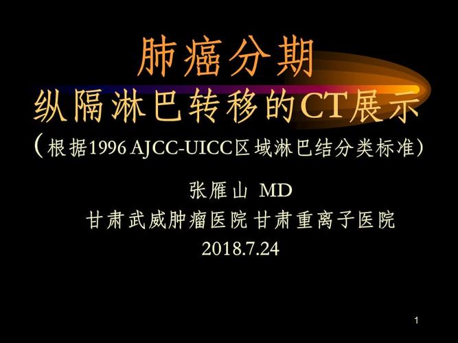 纵隔淋巴结分区学习ppt