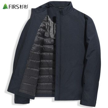 【内里蓄热银膜】杉杉男装羽绒服男2021冬季新款立领保暖加厚外套554