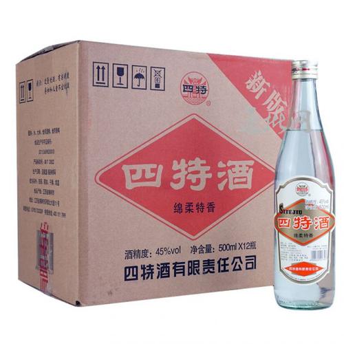 四特酒特香型白酒52度光瓶精酿500ml12瓶